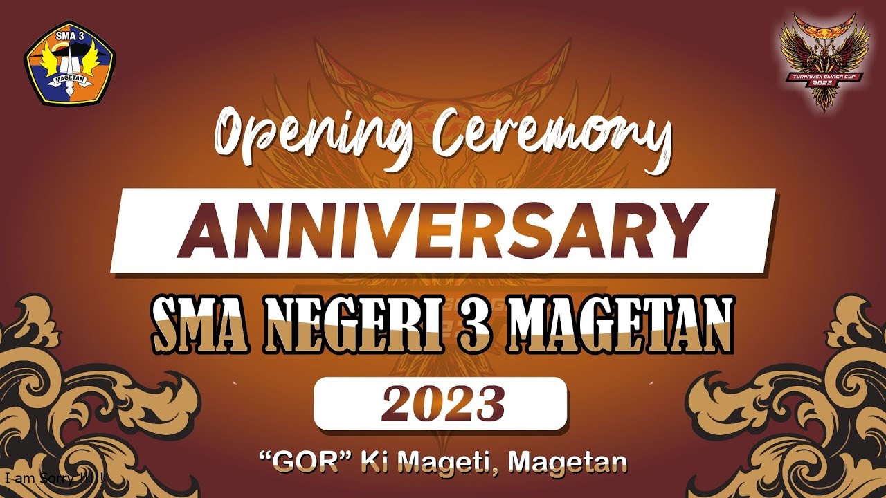 LIVE II OPENING TURNAMEN SMAGA CUP TH 2023 II UKIR PRESTASI CIPTA KARYA BENTUK GENERASI BERKARAKTER