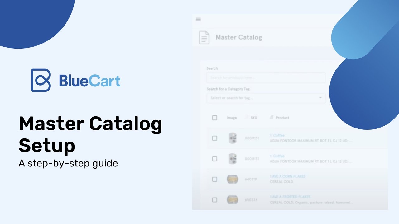 How to Set Up Your Master Catalog on BlueCart: A Step-by-Step Guide