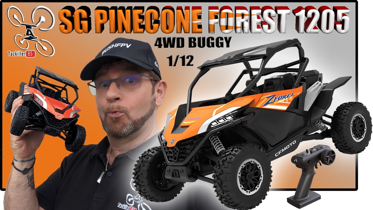 SG Pinecone Forest 1205, 1/12 CFMOTO ZFORCE - Review Test Démo - Anniversaire BANGGOOD !