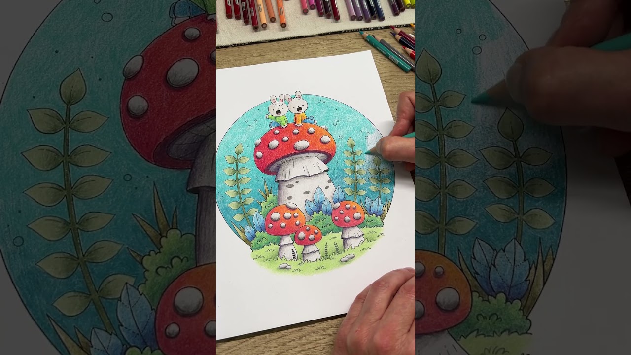 Color Along │ &bdquo;Minimania 7&ldquo; Coloring Book │ Prismacolor