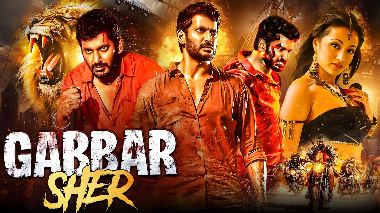 GABBAR SHER (2025) Released South Indian Movie Dubbed In Hindi | Vishal South Action Movie