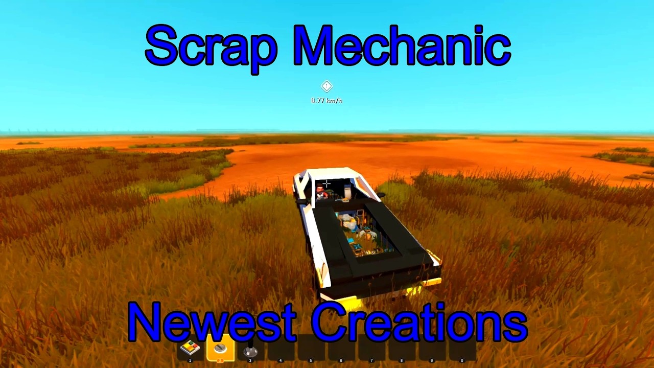 Scrap Mechanic Creative Mode: Hot Wheels, Rally, and Speed Car Builds