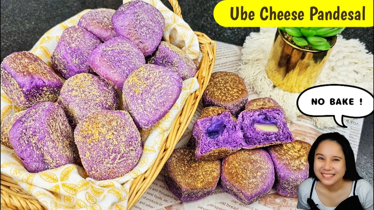 without OVEN Ube Cheese Pandesal na pweding gawin sa bahay!