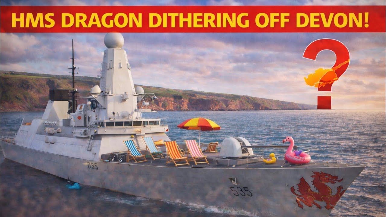 HMS Dragon Loiters