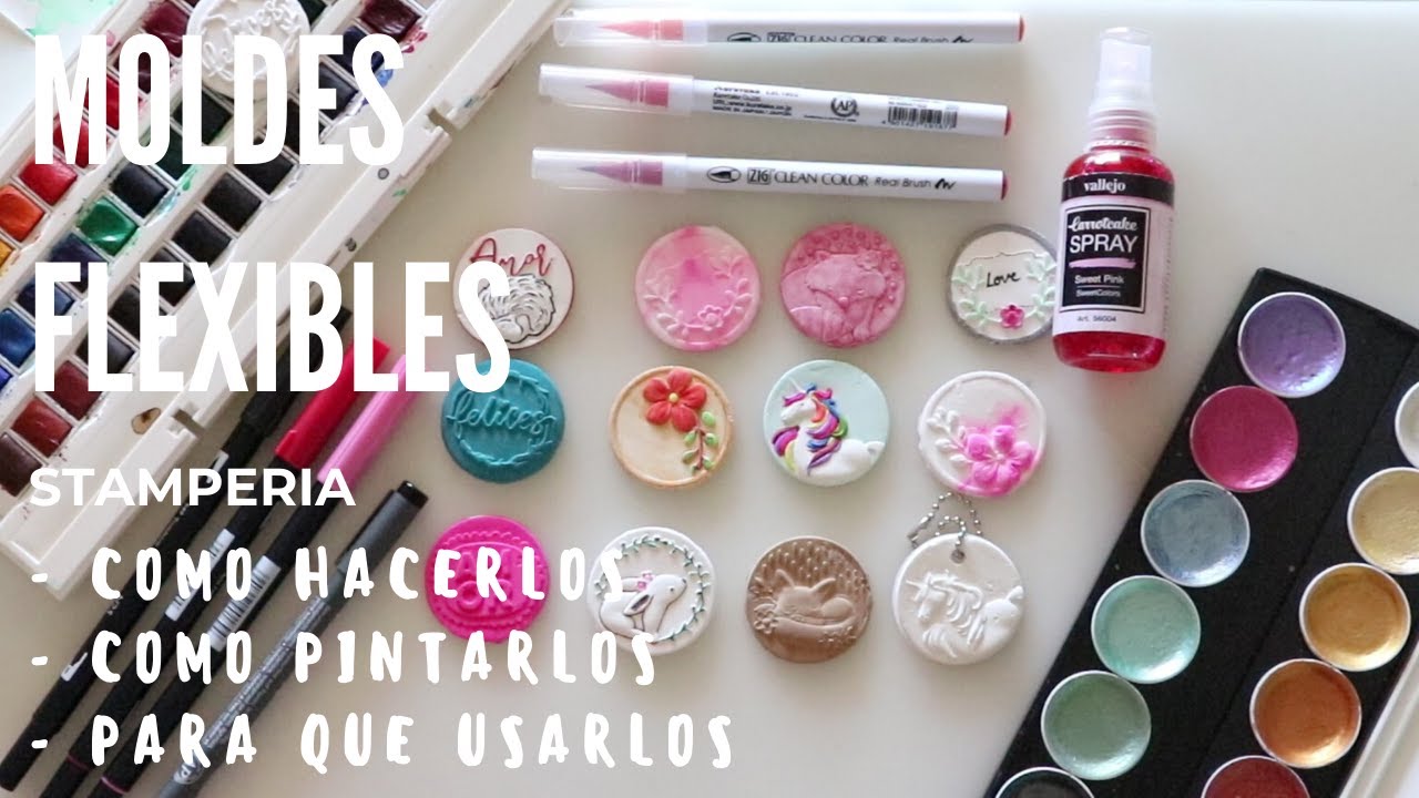 👉MOLDES FLEXIBLES STAMPERIA 👉COMO USARLOS con los diseños de  💖Johanna Rivero,💖