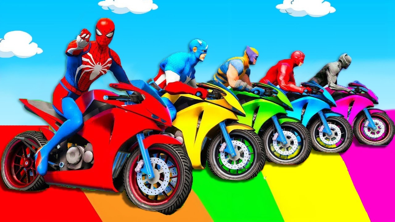الرجل العنكبوت انقاذ باتمان Spider-Man Rescue batman vs iron man vs venom funny Game GTA 5 superhero