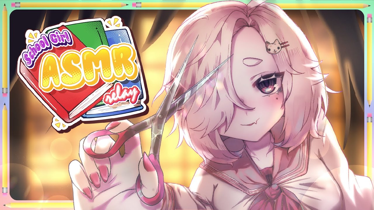 【School Girl ASMR Relay】The Weird Girl Gives You A Haircut / Makeover
