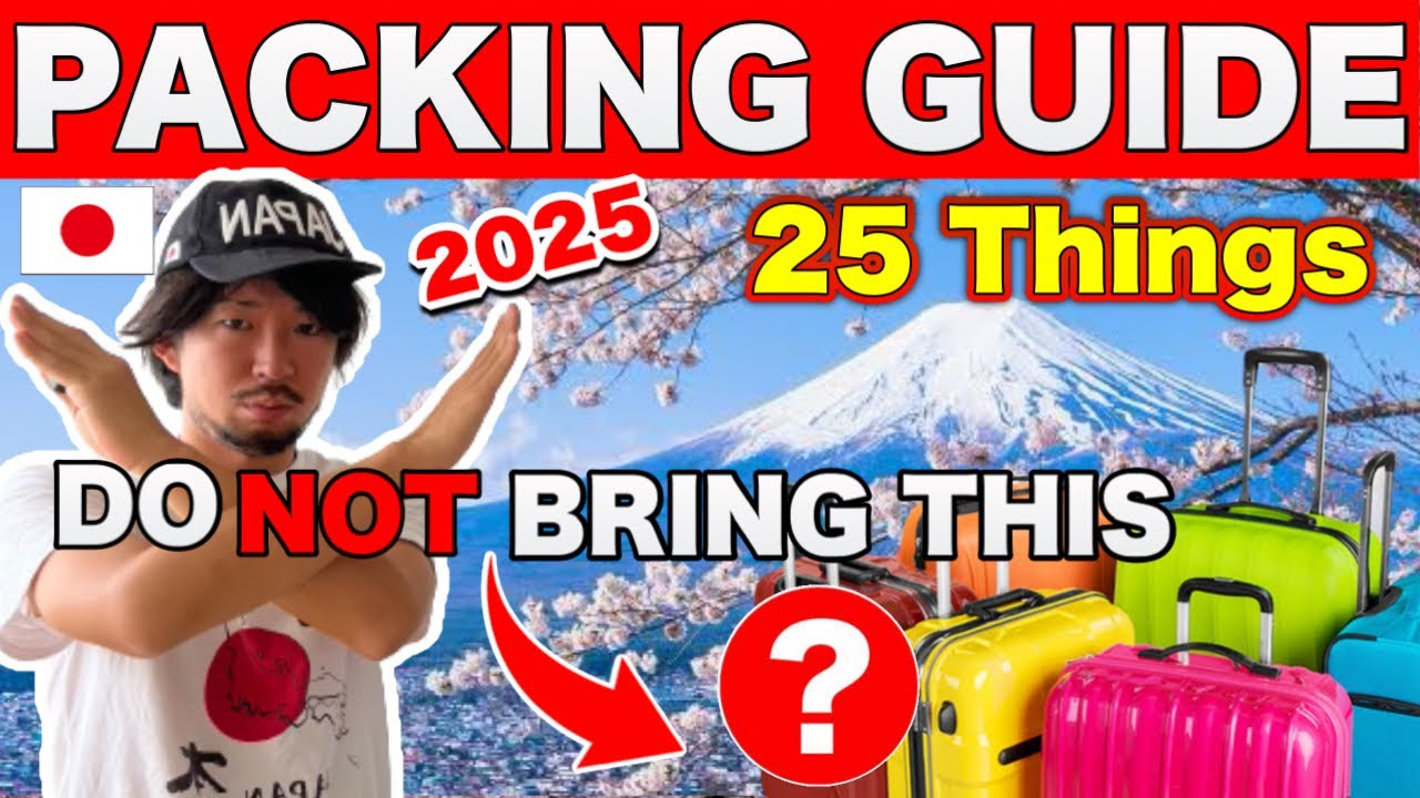 The Ultimate Japan Packing List: 2025 Edition | Don't Make the Same Mistakes | JAPAN GUIDE 2025