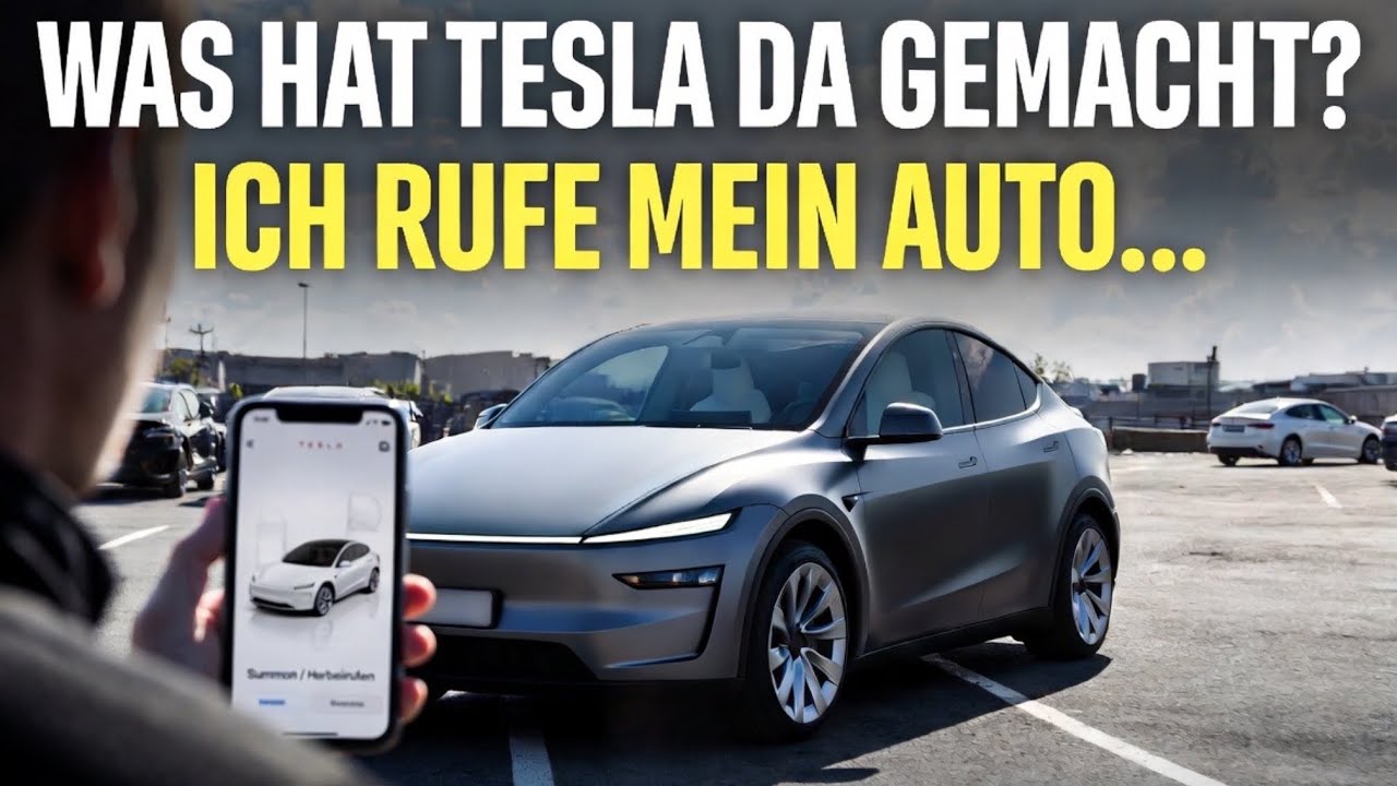 Was hat Tesla da gemacht? Ich rufe mein Auto&hellip;