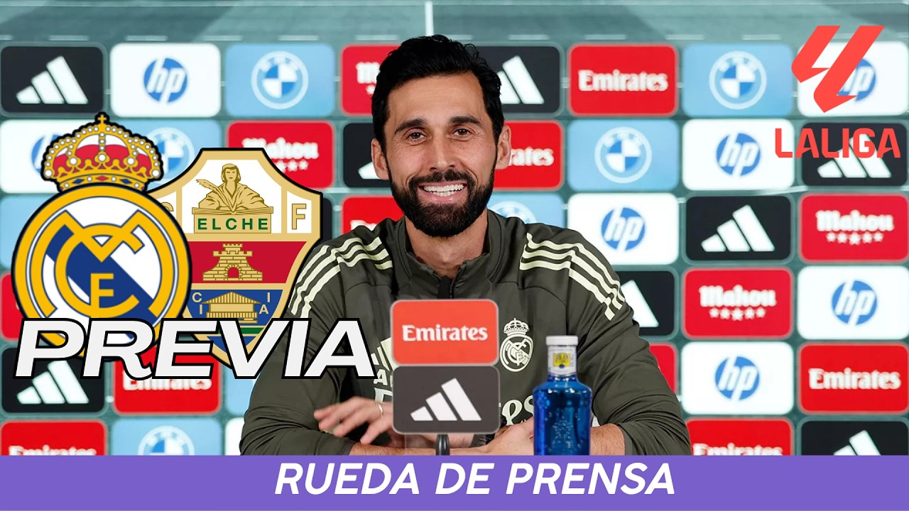 Rueda De Prensa de ALVARO ARBELOA HOY - Previa Real Madrid Vs Elche- LaLiga 2025/26