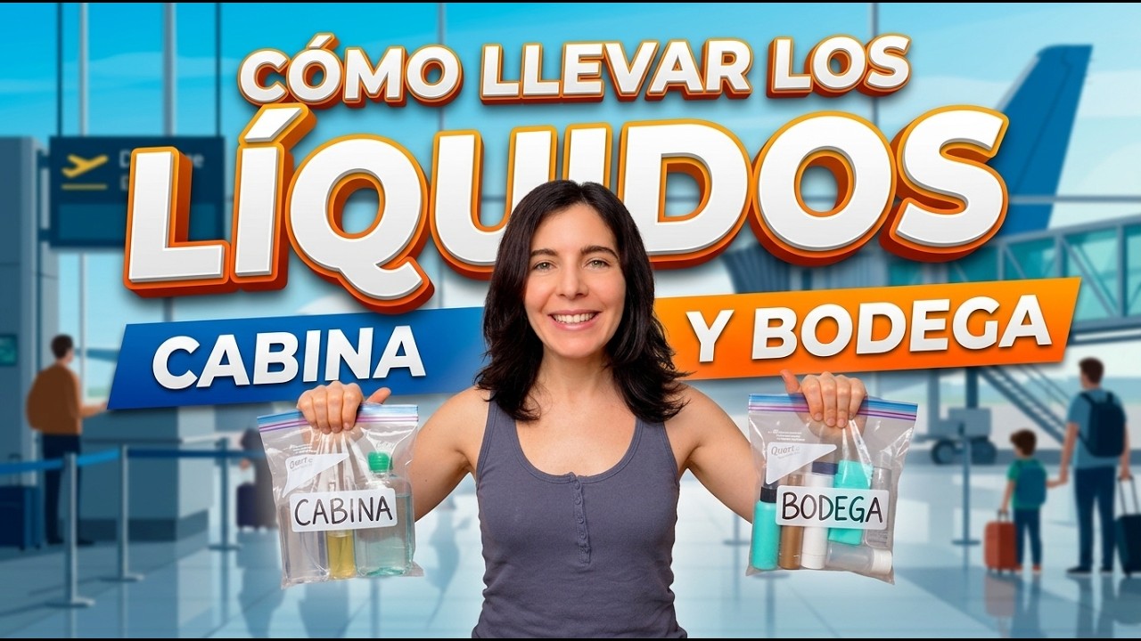Cómo llevar líquidos en equipaje de cabina y facturado ✅ Maleta de mano y bodega al viajar en avión