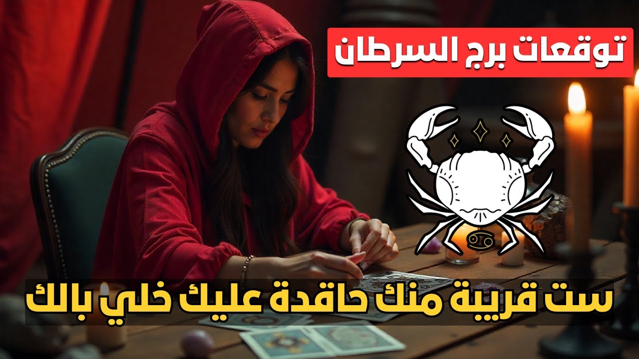 توقعات برج السرطان ♋ عيون حاسدة قريبة منك 👁️ خيانة مقنعة ووشوش كدابة 🎭 ست قريبة حاقدة عليك احذر ⚠️
