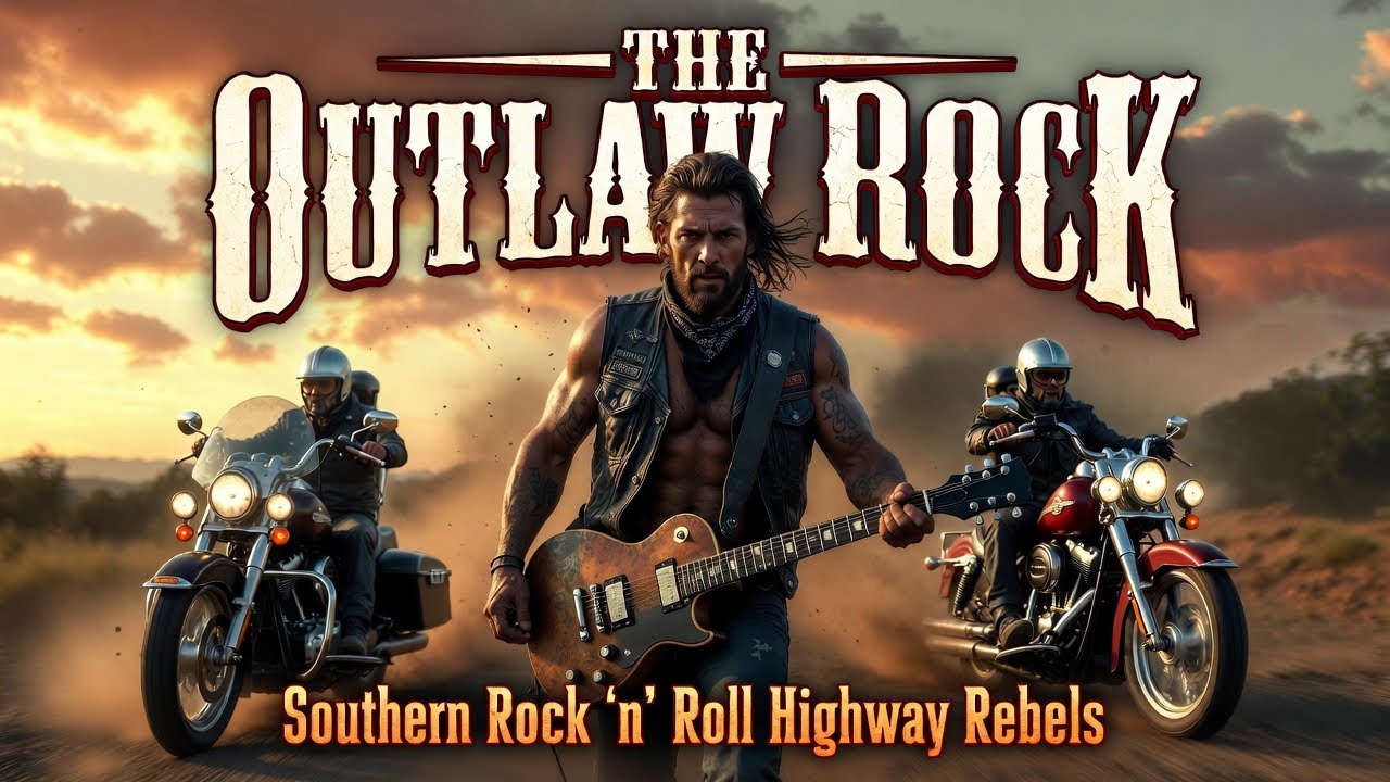 Best Music Rock n Roll 🔥 The Outlaw Rock 🎸 Southern Rock ’n’ Roll Highway Rebels