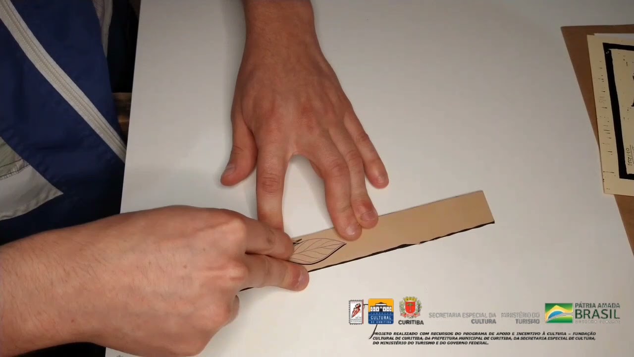 Vídeo aula sobre gravura em Linóleo