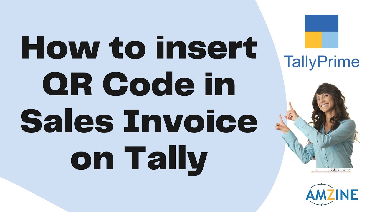 Topic 95. How to insert QR Code in Sales Invoice on Tally Prime #Best-in-Jalandhar #Amzine Institute