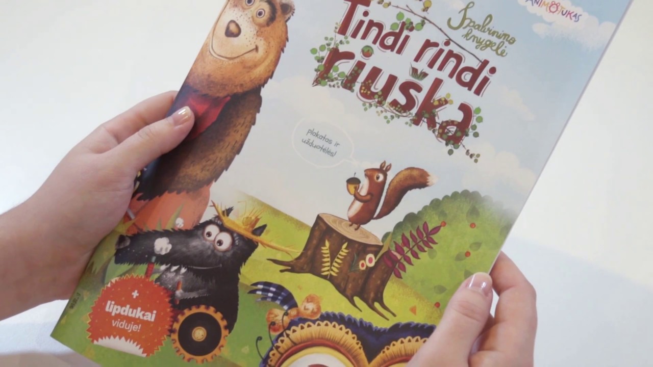 Lėlių teatras | Tilidūda užduotėlių ir spalvinimo knygelė - „Tindi Rindi Riuška“ | Pasidaryk pats
