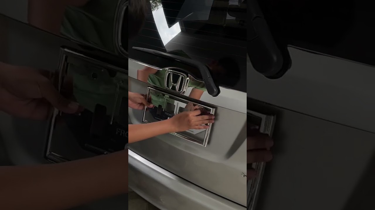 Biar lebih cakep mari pakai frame plat JDM Honda Access 🇯🇵 
