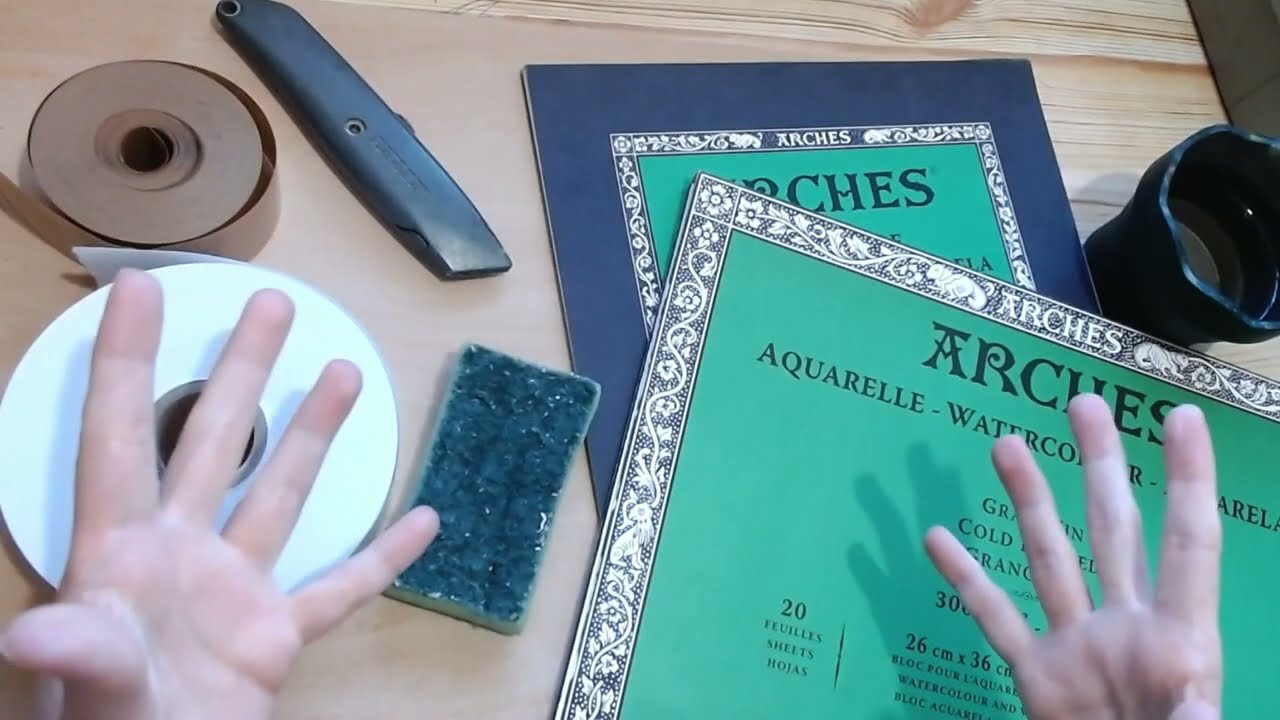 How to Stretch Watercolour Paper
