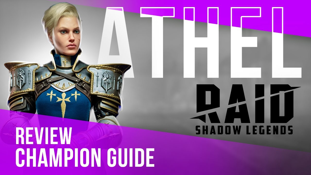 ATHEL Build, Masteries🔥RAID Shadow Legends Tips for Beginners🔥Athel Starter Guide