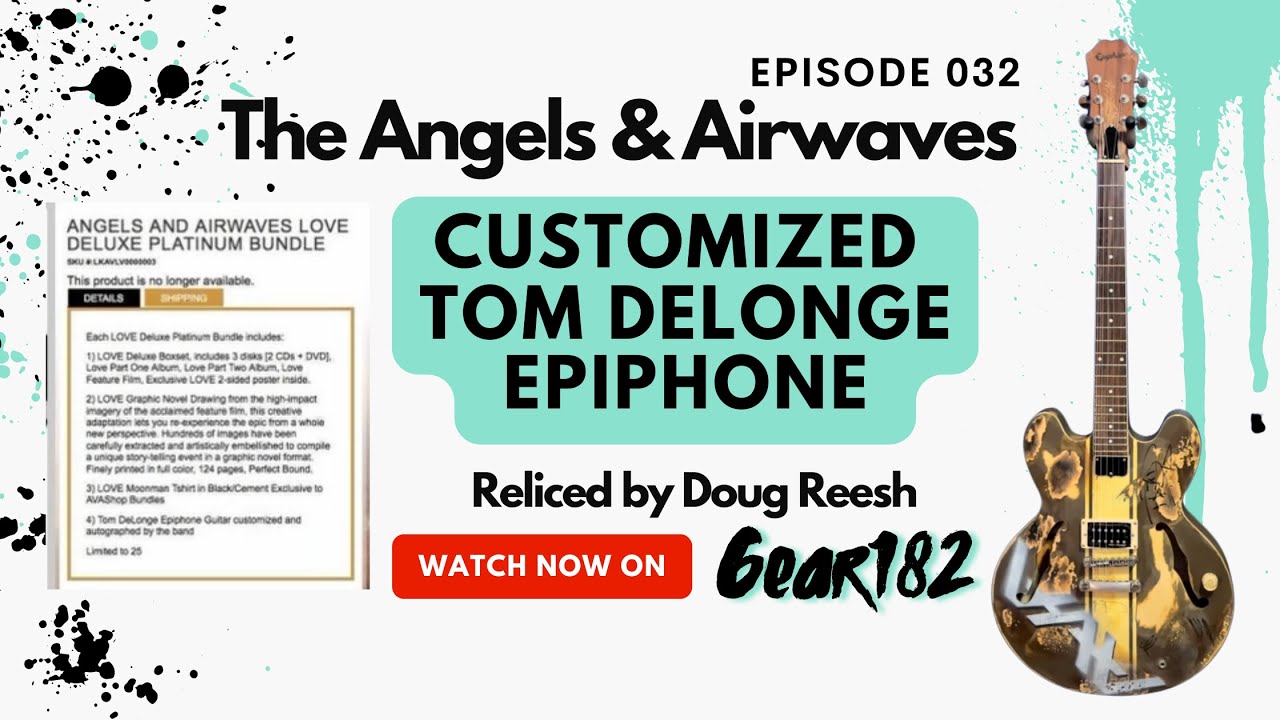 The Customized Tom DeLonge Epiphone!