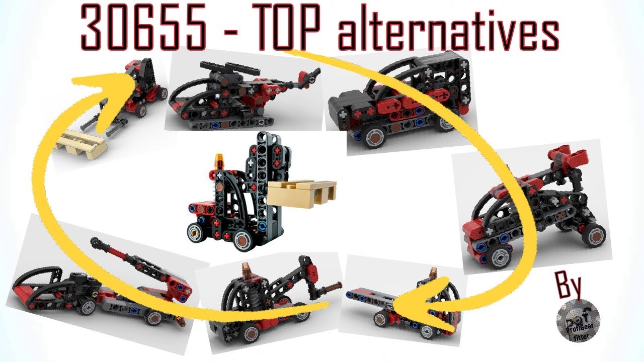 TOP Alternate Builds for Lego Technic 30655