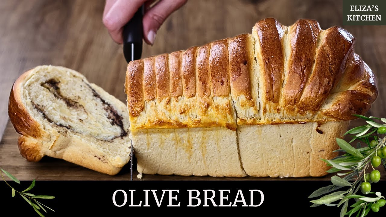 Olive Bread loaf, easy & tasty breakfast bread