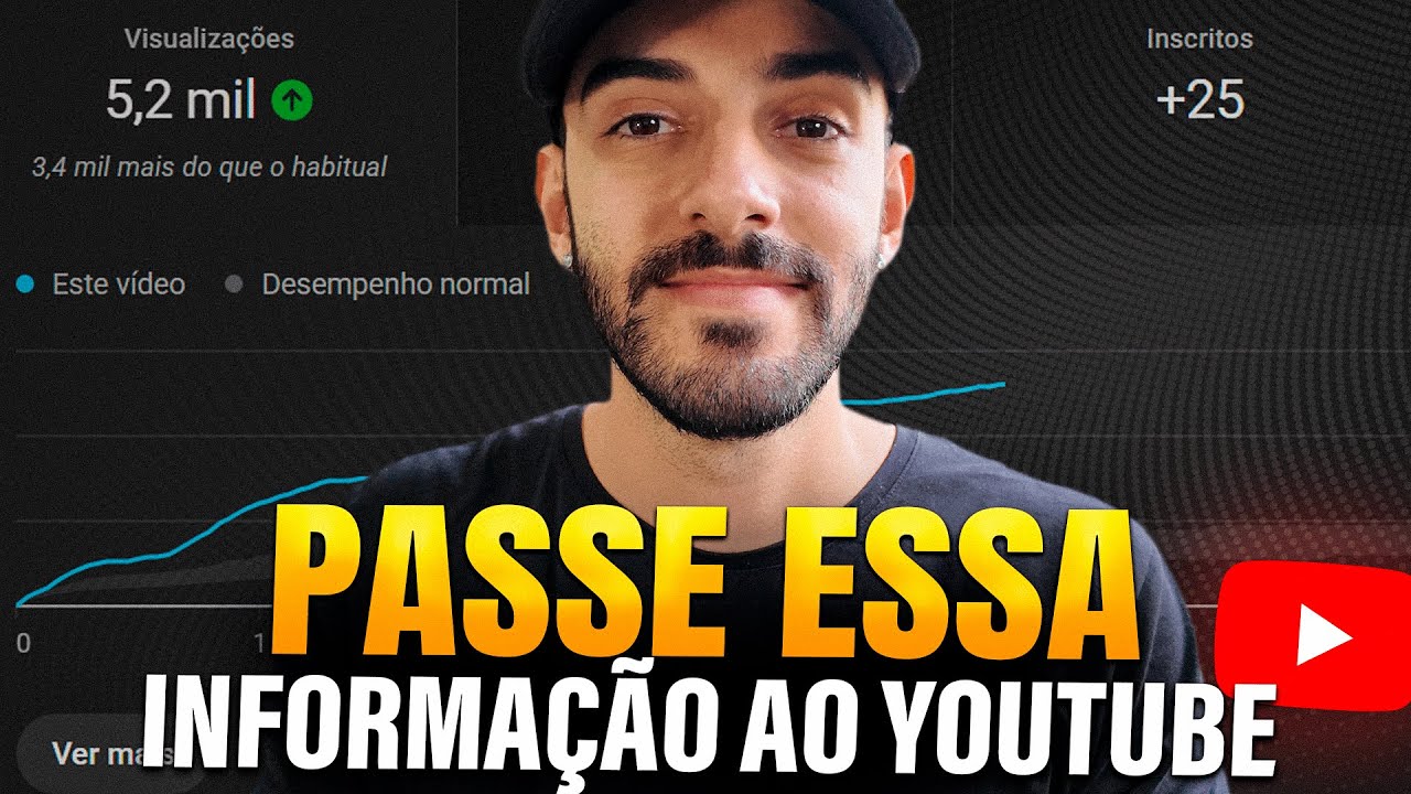 Use essa ideia se o YouTube não entende seu canal (Não entrega videos)