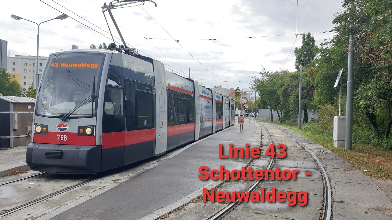 Wien Linie 43 Schottentor - Neuwaldegg (ULF)