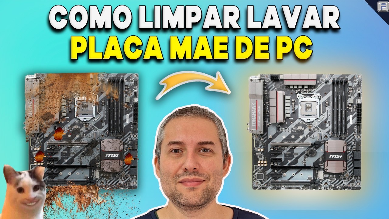 como limpar lavar placa mae de pc em 2024 | tutorial completo