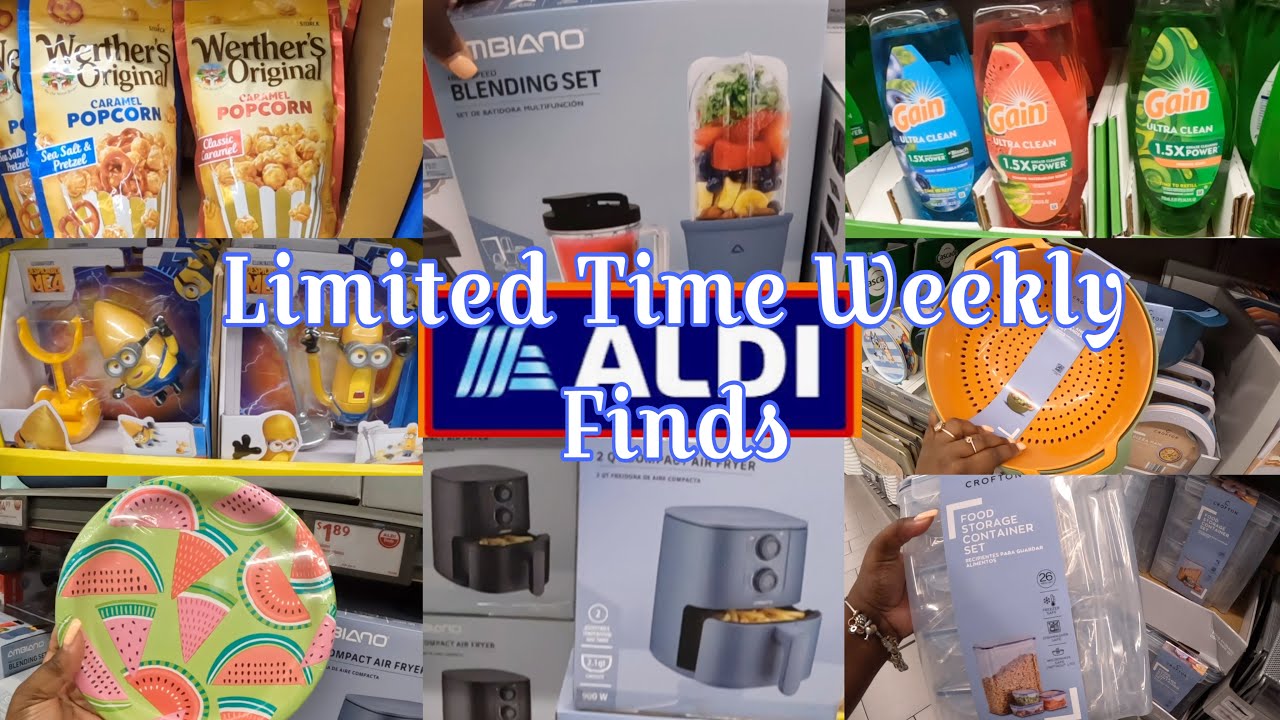ALDI New Wednesday Weekly Limited Time Finds July 2024 Kitchen Appliances Toys Food Snacks & More