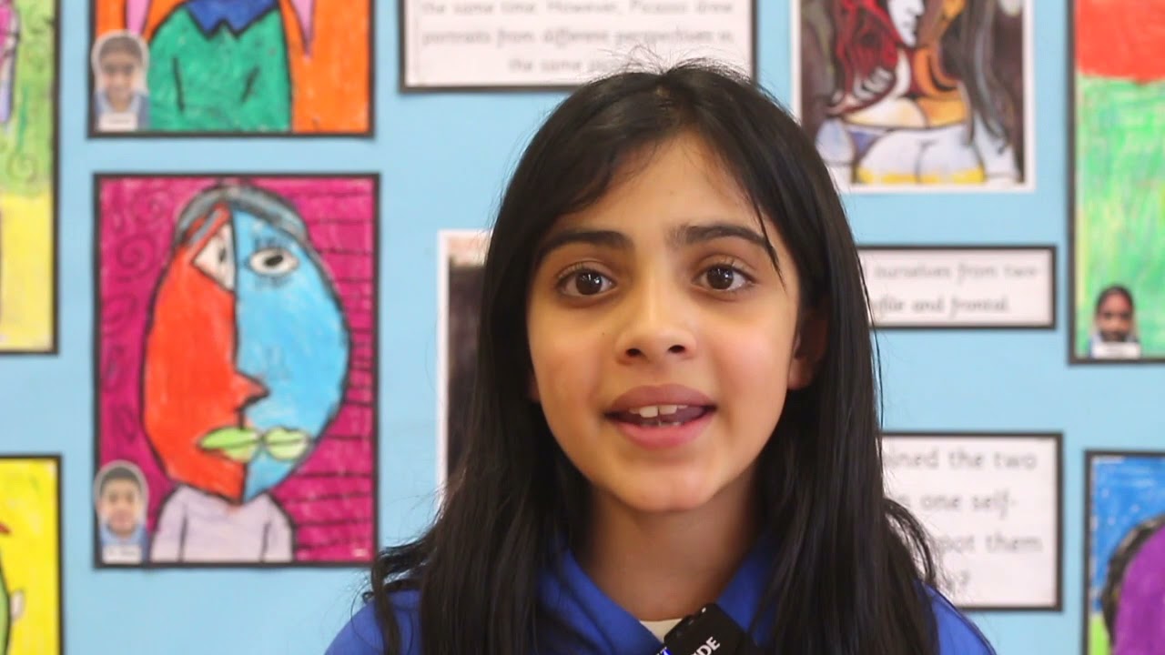 Our fabulous Naseera, the proud winner of the 'Ignite Project' in year 5.