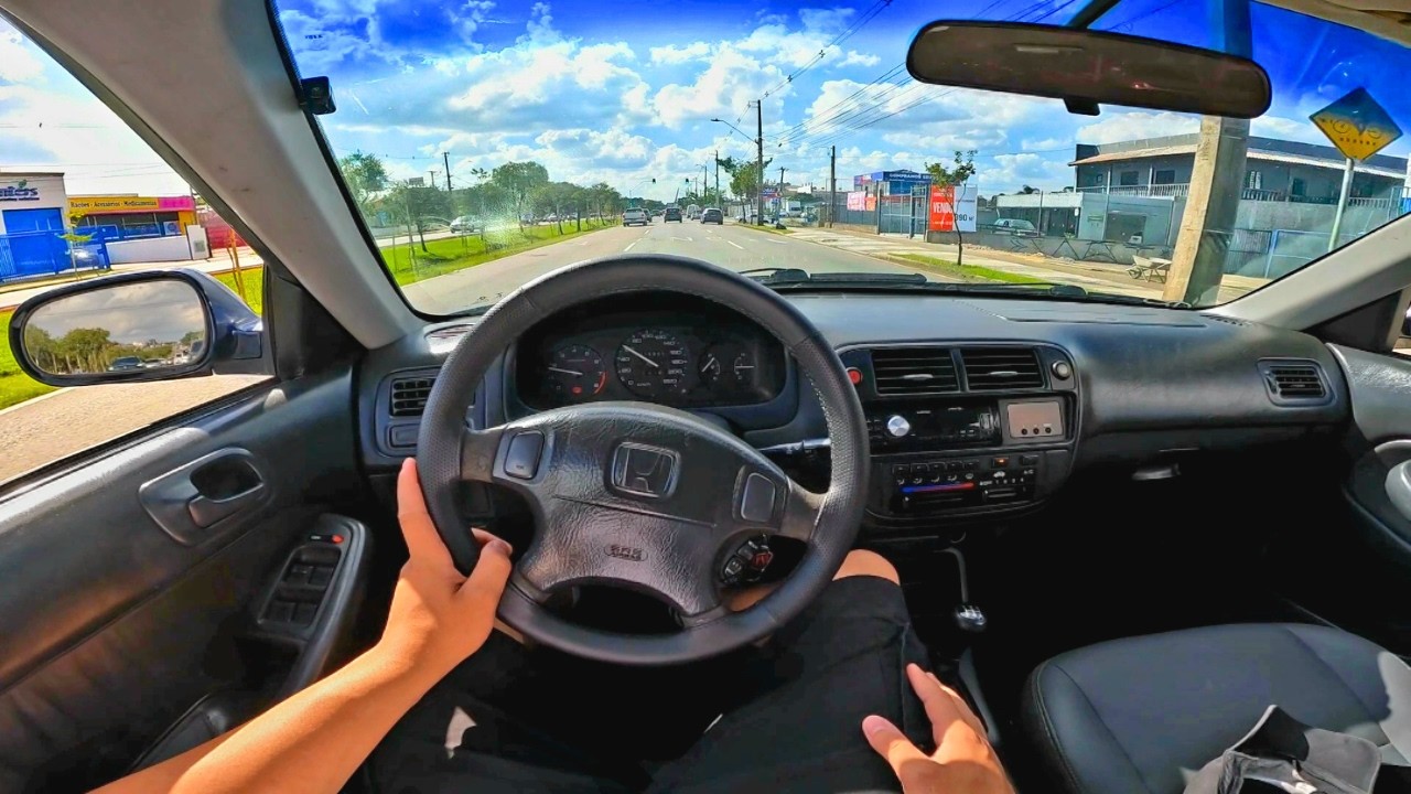 COMO É USAR UM CIVIC 2000 MANUAL NO DIA A DIA ?