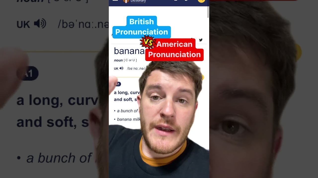 Banana Pronunciation | British VS American