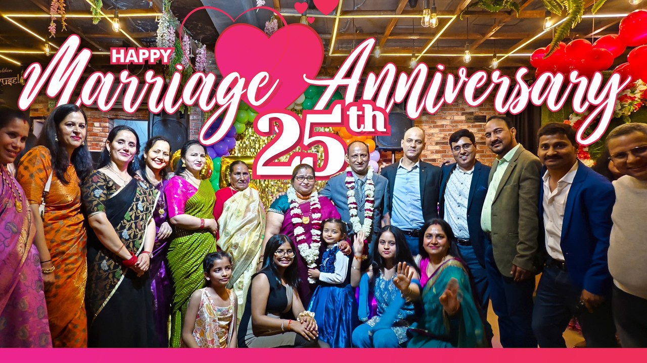 25th Wedding Anniversary Celebration | Family Function | India Jhanko