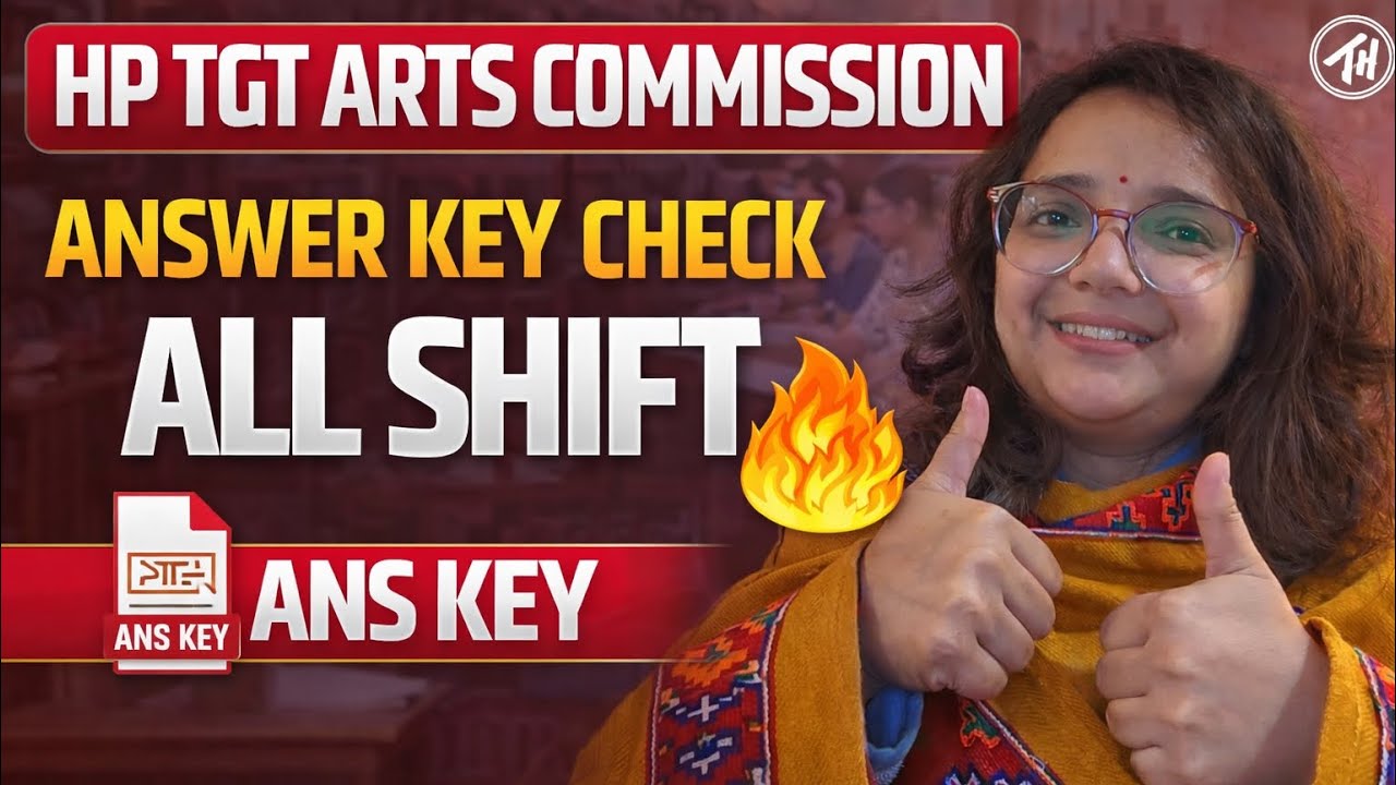 HP TGT Arts Commission Answer Key 2026 | All Shift Answer Key Check | Cut Off & Result