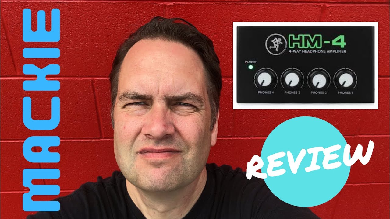 MACKIE HM4 HEADPHONE AMP UNBOXING AND REVIEW