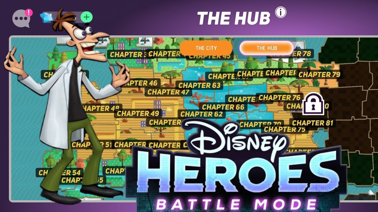 Disney Heroes: Battle Mode CH80: Another Trick + CH81 + Heinz Doofenshmirtz