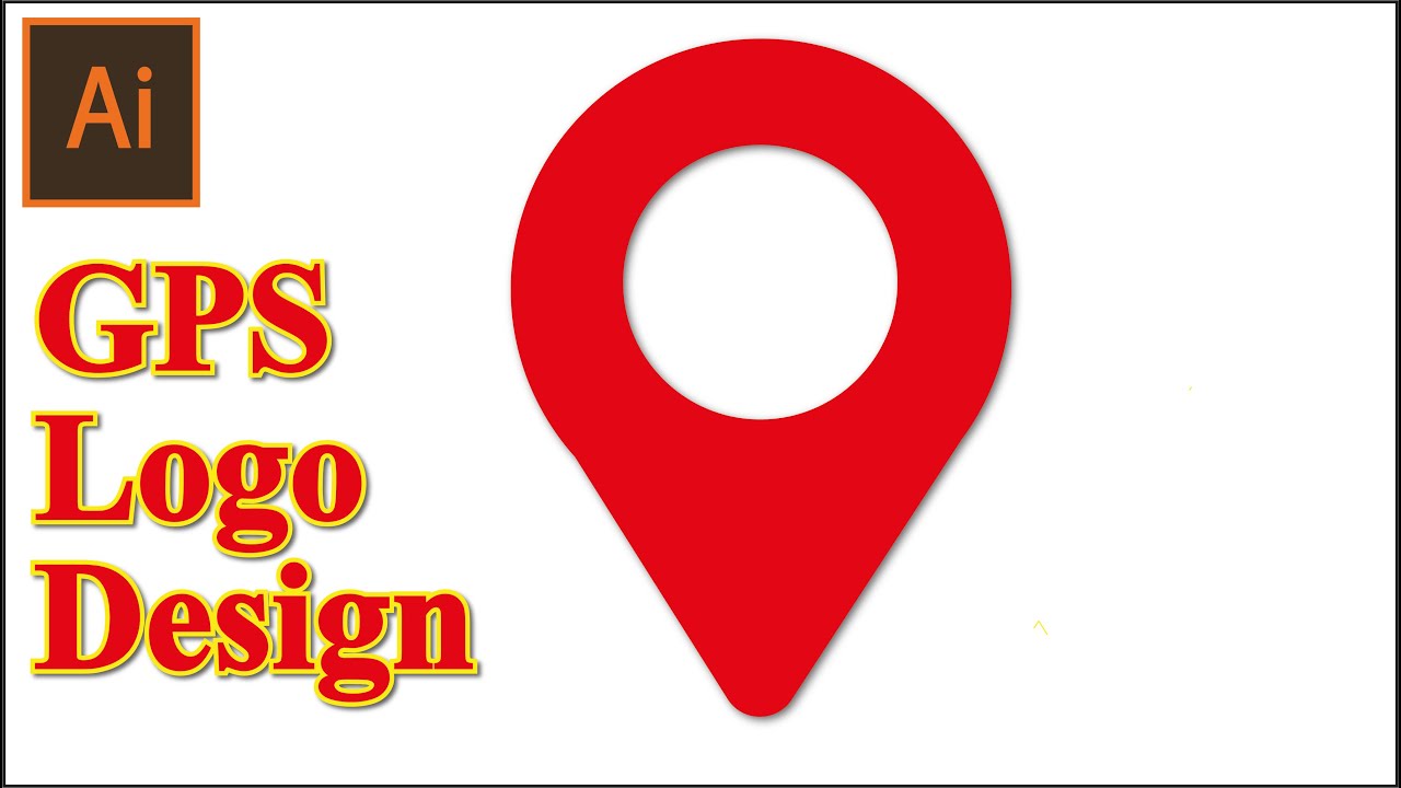 google map location logo create in adobe illustrator | Google Map Location logo Design Illustrator