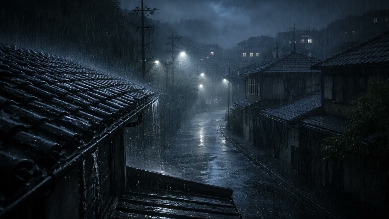 Lluvia Intensa para Dormir Profundamente | Sonido de Lluvia 10 Horas