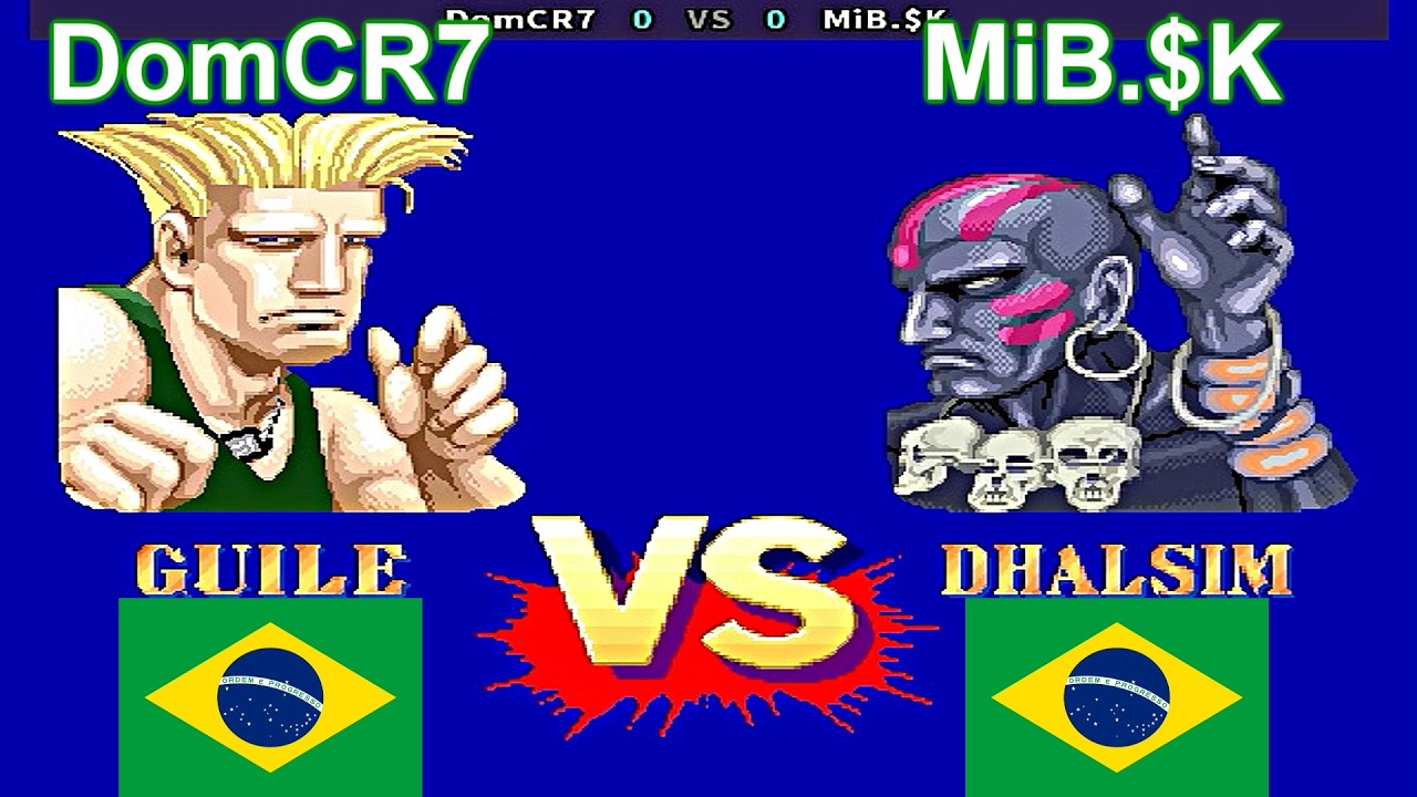 Street Fighter II': Champion Edition - DomCR7 vs MiB.$K