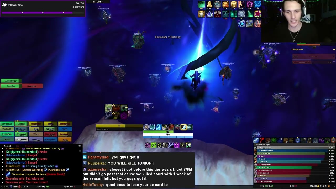 Mythic Dimensius Cutting Edge Kill