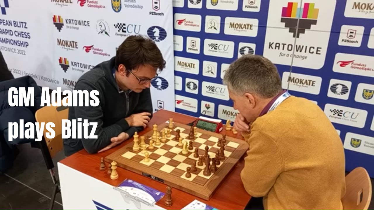 IM Roven Vogel - GM Michael Adams | European Blitz Championships