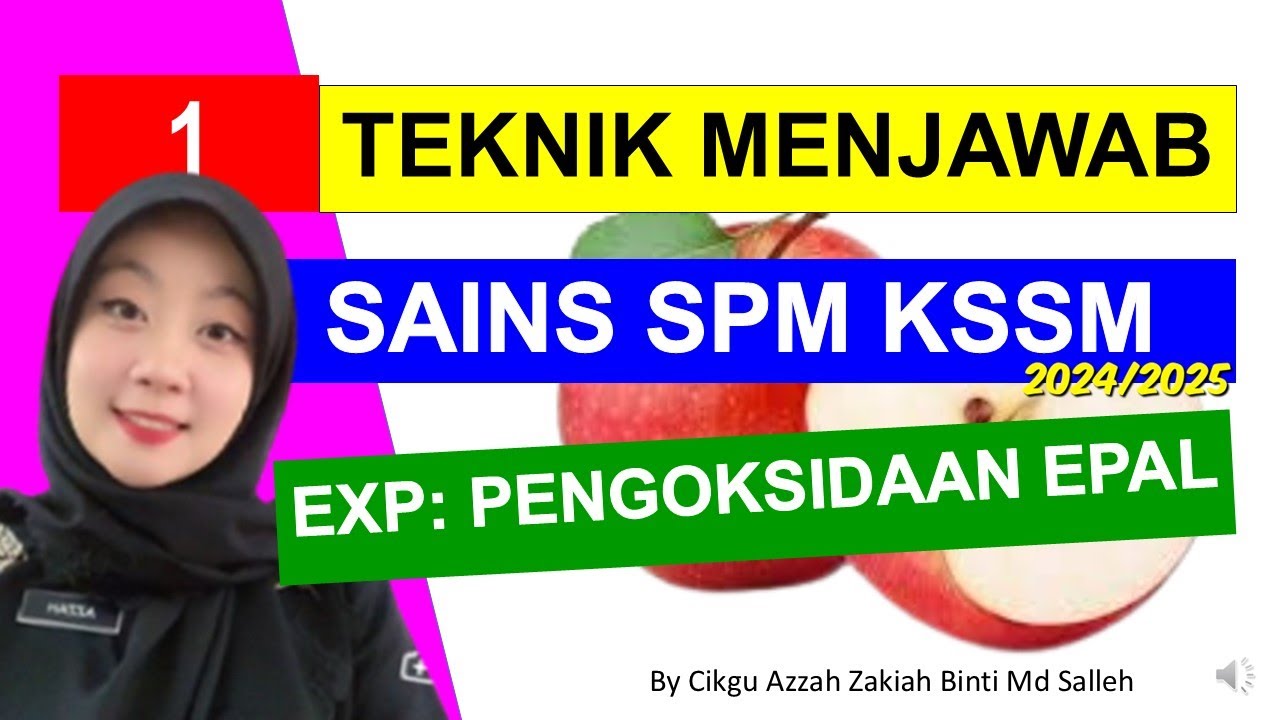 E-CLASS TEKNIK MENJAWAB EXP EPAL (SAINS SPM 2024/25 KSSM)