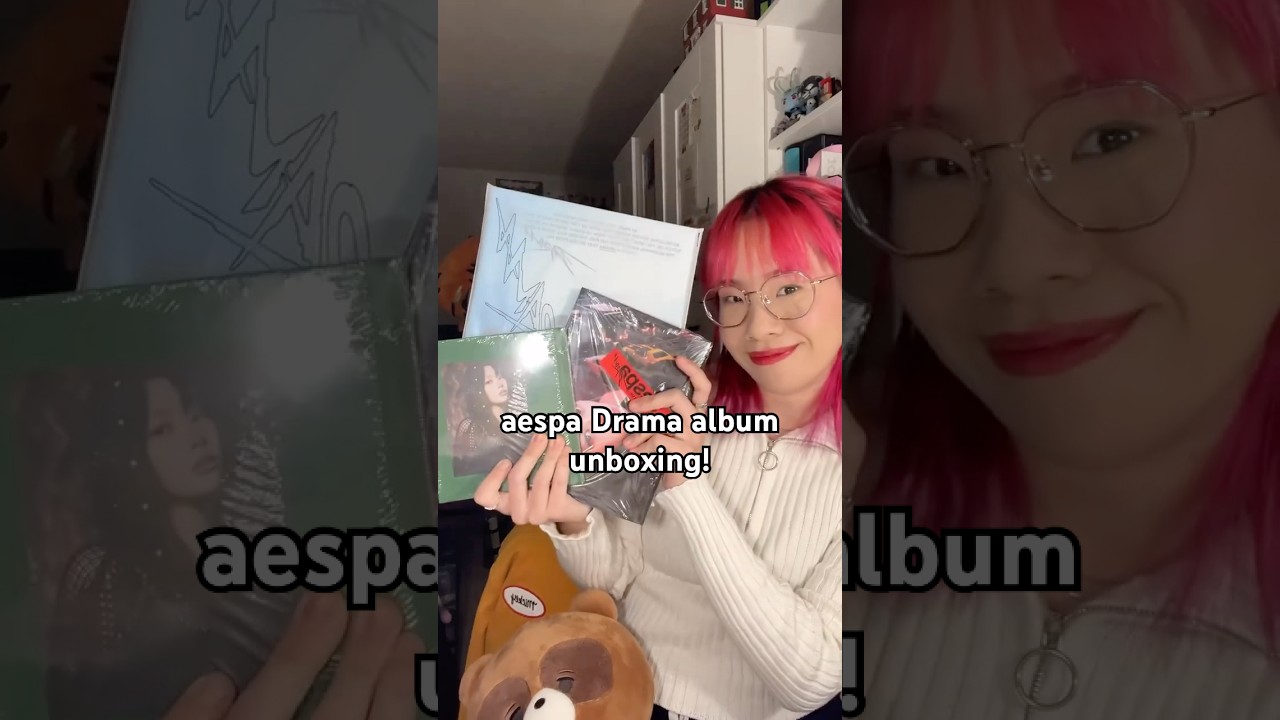 aespa Drama album unboxing (Drama, Sequence and Giant) #aespa #drama #album #unboxing