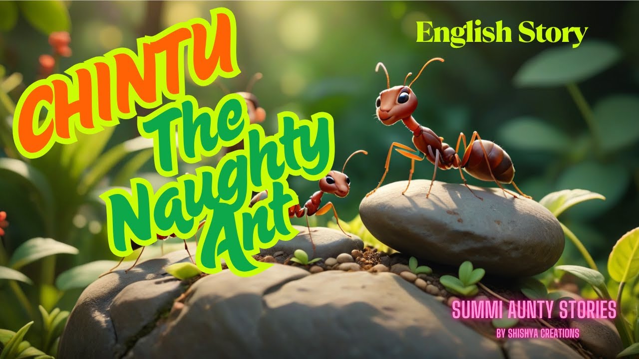 Chintu The Naughty Ant English || Summi Aunty Stories||