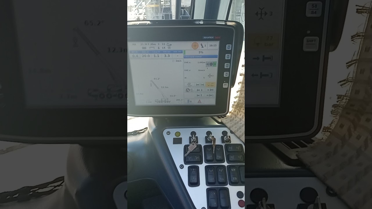 terex ac100/4 l entrar pluma manual