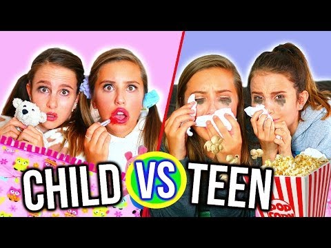 CHILD VS TEEN SLEEPOVER! Lovevie & Olivia Grace