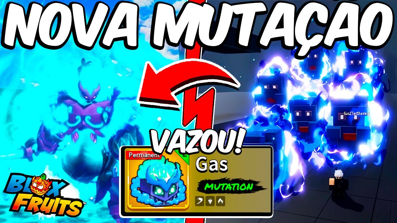 CORRE! NOVA MUTAÇÃO DA FRUTA DO GÁS NA UPDATE DO BLOX FRUITS?! 👀