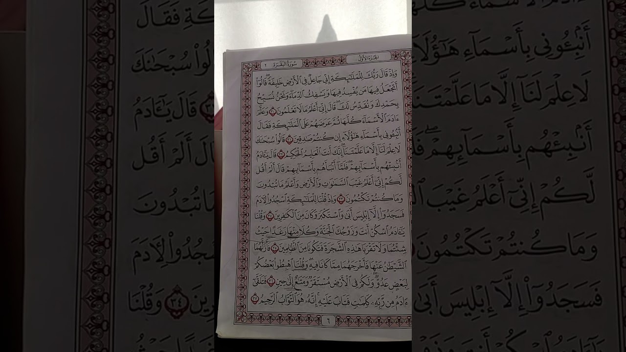 شرح الوجه الخامس من سورة البقرة وقراءة واستخراج أحكام التجويد