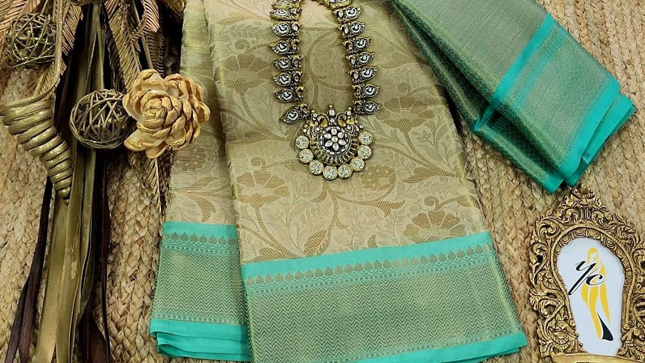 Banarasi saree / Banarasi semi silk saree / Dybal Semi Duppion Silk  Saree